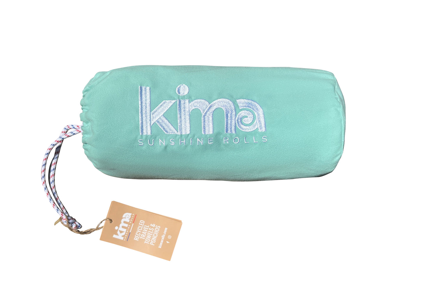 Poncho de Surf en microfibres - Vert Amande