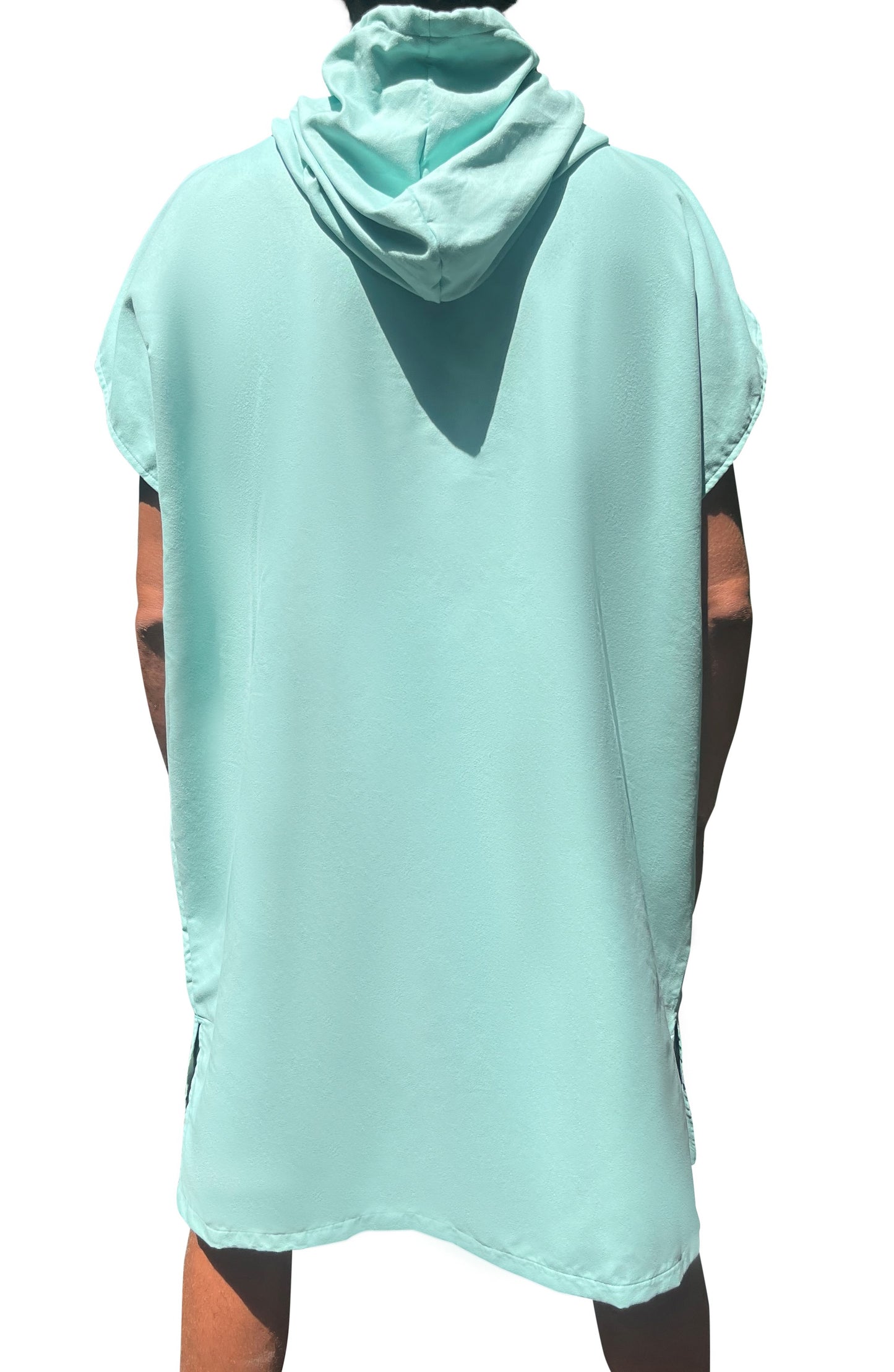 Poncho de Surf en microfibres - Vert Amande