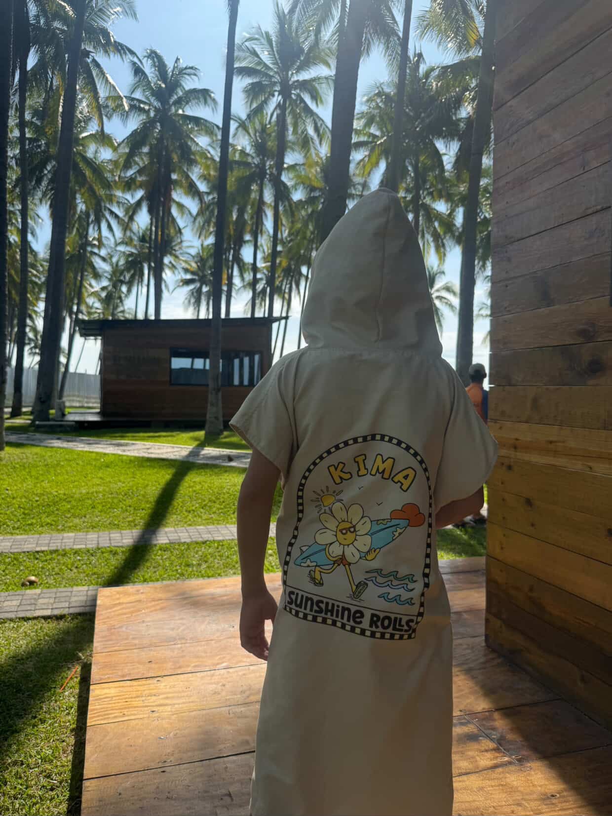 Poncho de surf junior