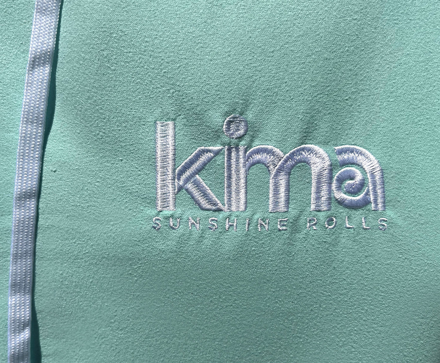 Poncho de Surf en microfibres - Vert Amande