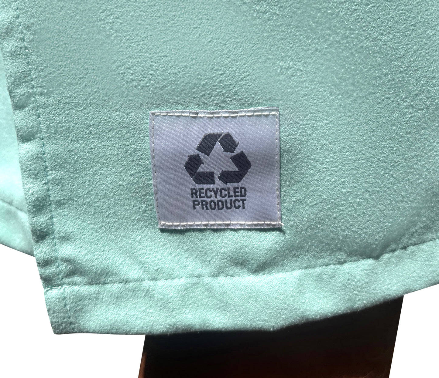Poncho de Surf en microfibres - Vert Amande