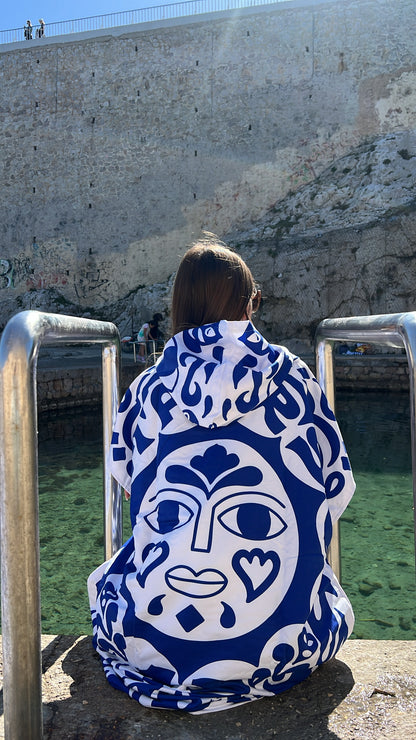 Microfiber Surf Poncho - Etxola Terracotta