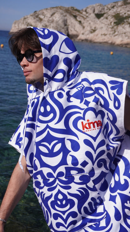 Microfiber Surf Poncho - Etxola Terracotta