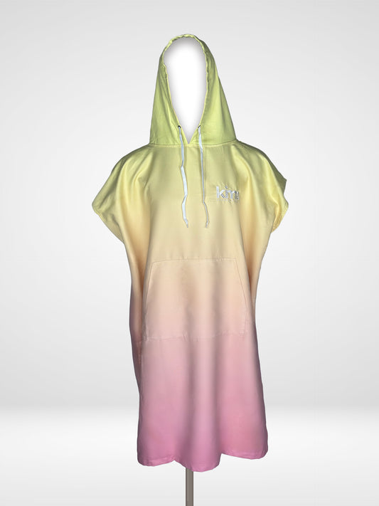 Poncho de surf tie&dye rose