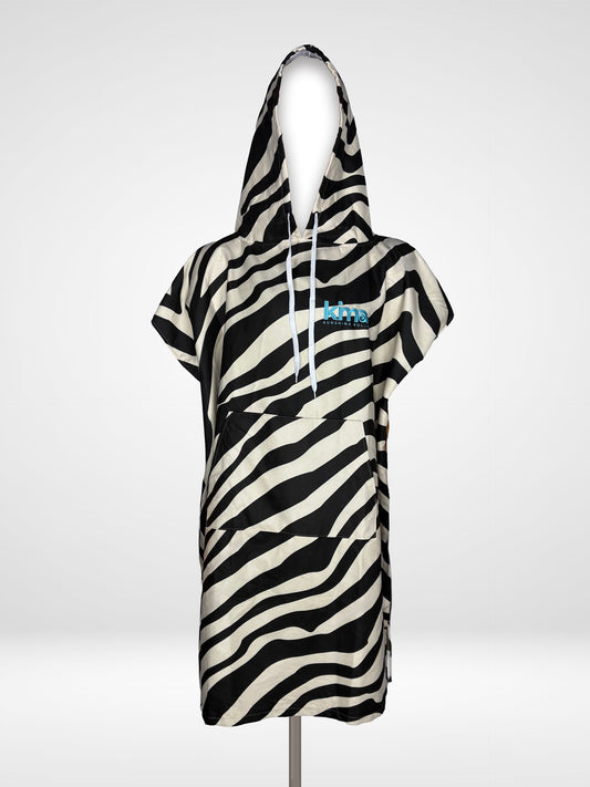 Poncho de surf zèbre 