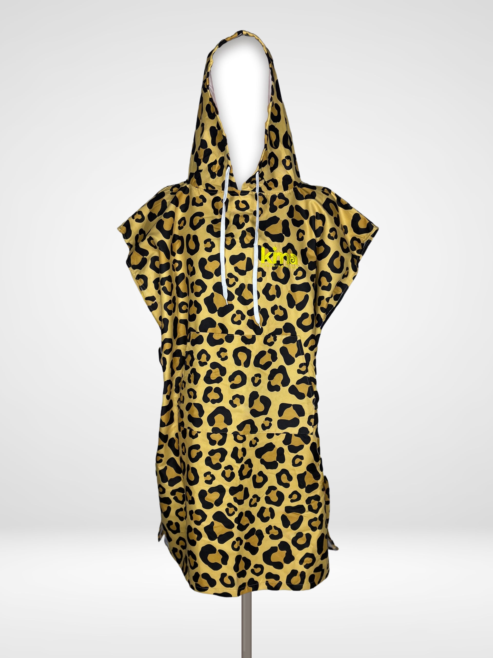 Poncho De Bain Adulte Enfant, 3D Animal Serviette Poncho à Capuche Surfing Changement Robe Microfibr Séchage Rapide Serviette de Plage pour Plage Bain Natation (Panda Bambou,80x145cm