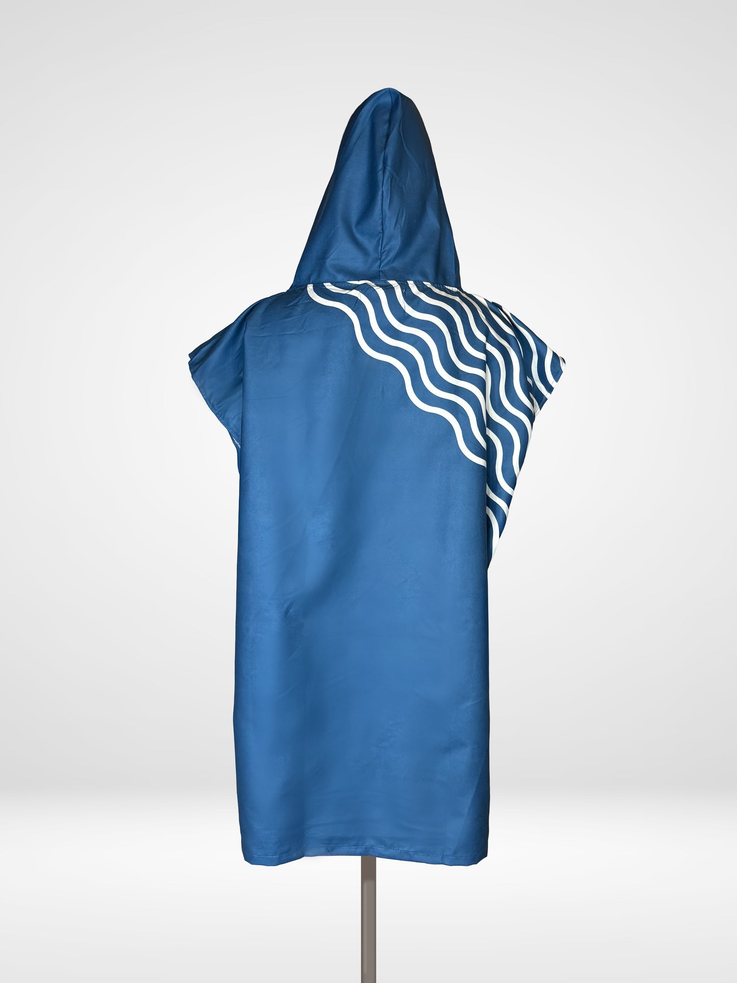 Poncho de bain bleu 