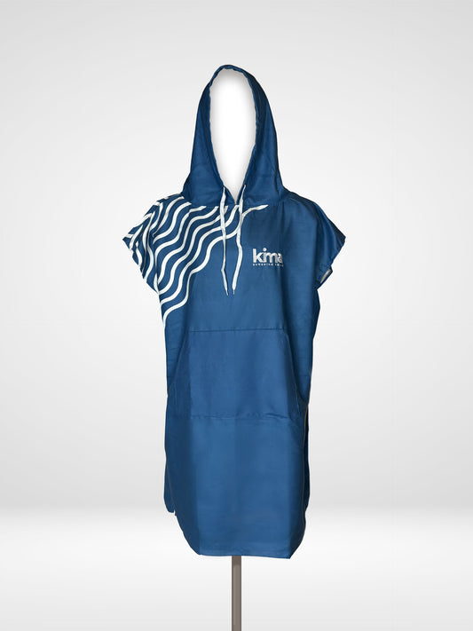 Poncho surf bleu