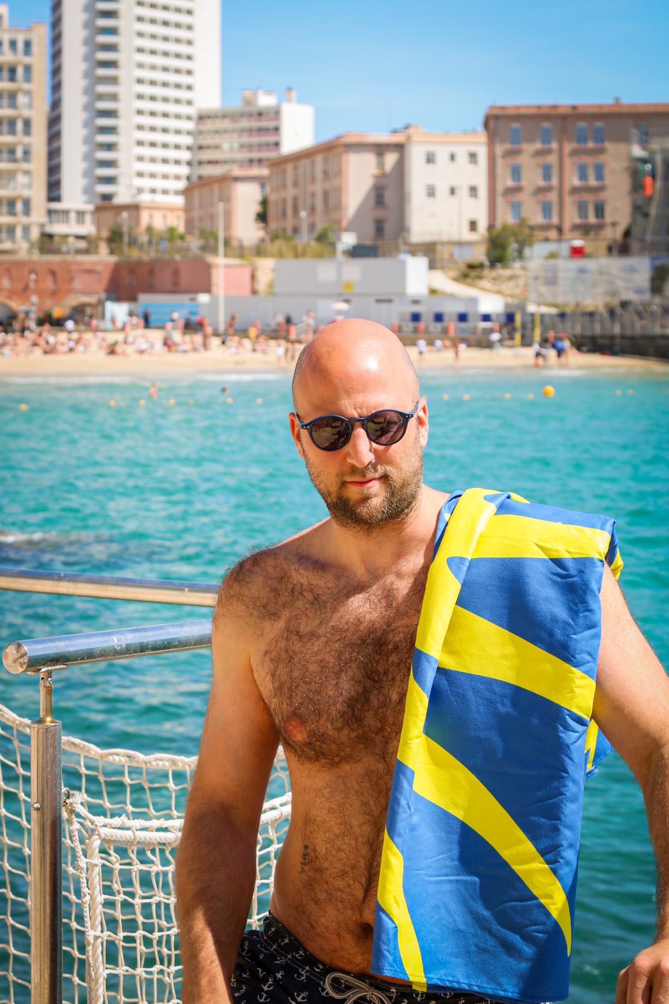 Serviette de plage XXL en microfibres - DOLCE VITA Chaleur