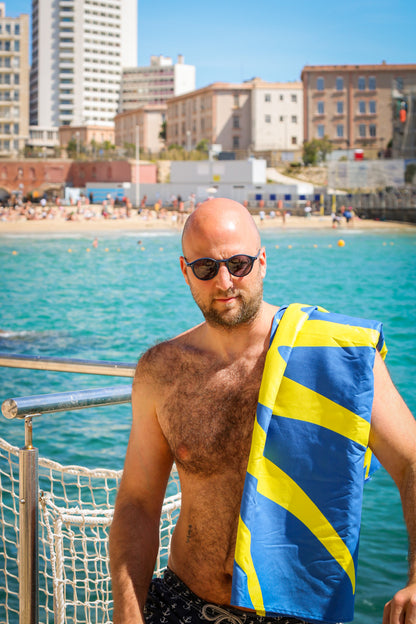 Serviette de plage XXL en microfibres - DOLCE VITA Chaleur