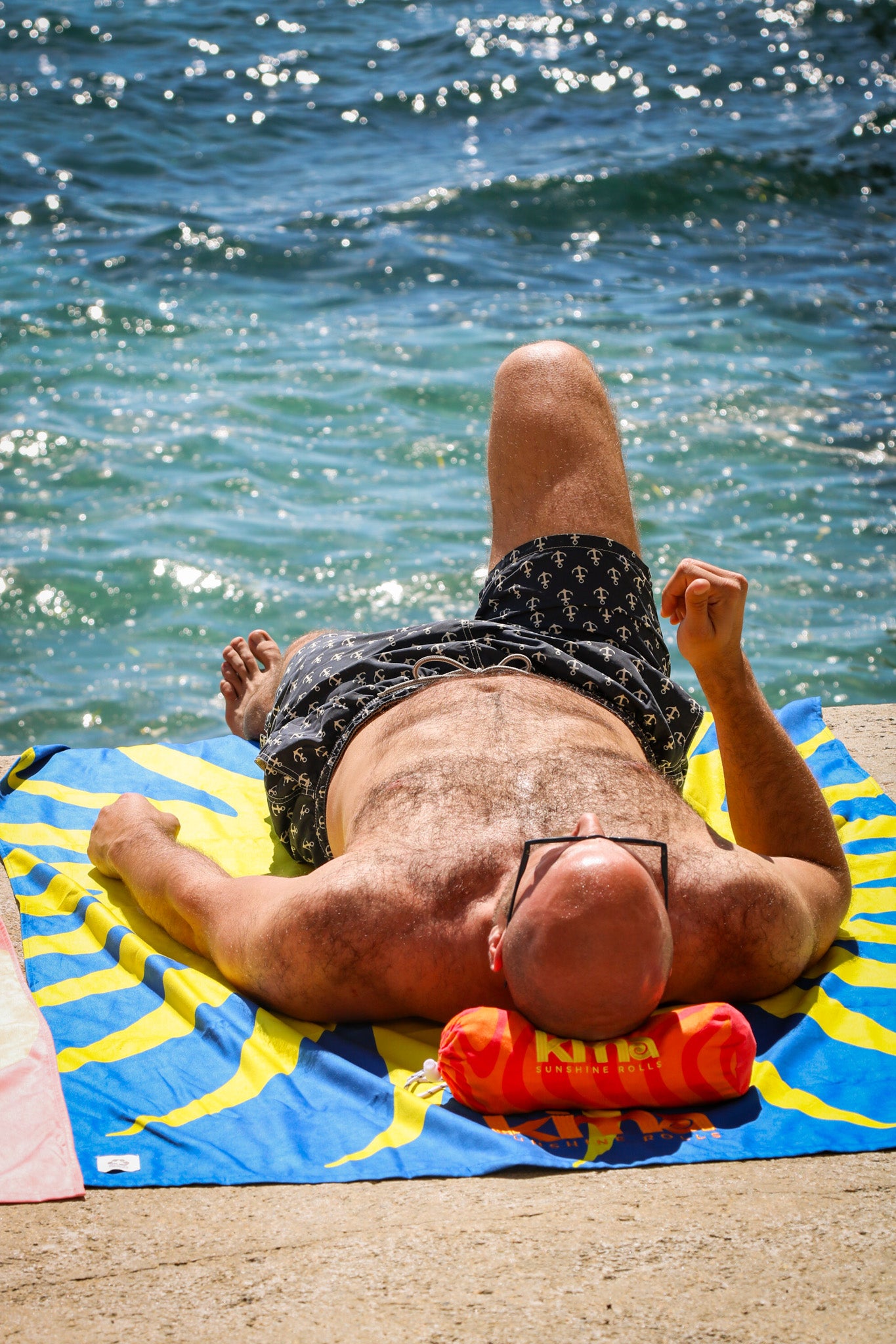 Serviette de plage XXL en microfibres - DOLCE VITA Chaleur
