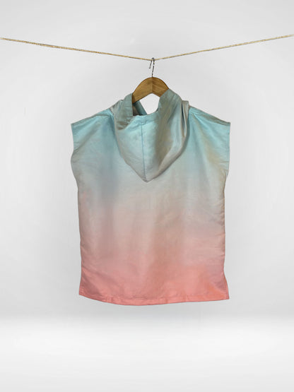 Poncho de Surf bébé - Tie-dye Kiss cool