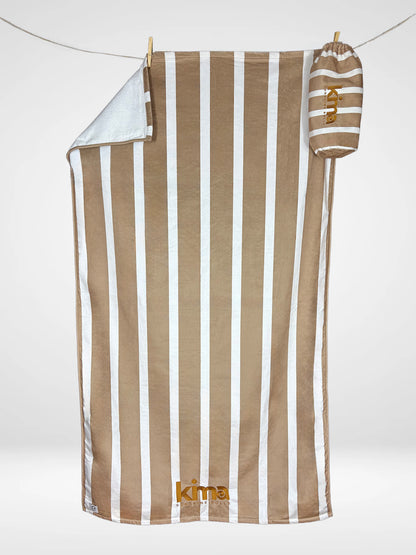 Serviette de plage COMFY - MATELOT Camel