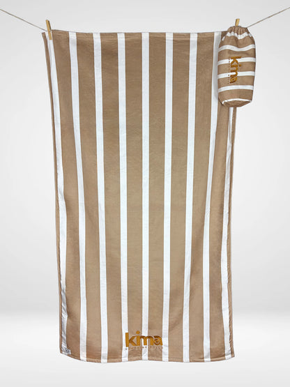 Serviette de plage COMFY - MATELOT Camel