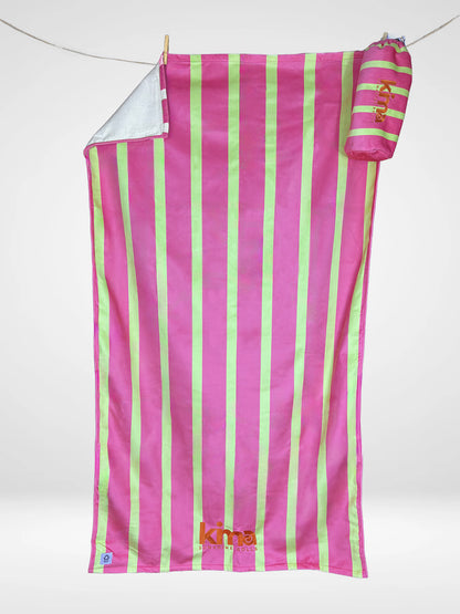 Serviette de plage COMFY - MATELOT Rose