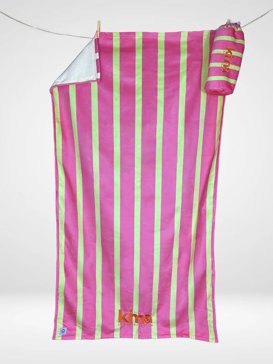 Serviette de plage COMFY - MATELOT Rose