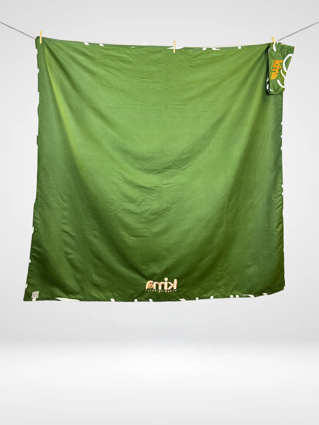 Serviette de plage en microfibre DUO - Green