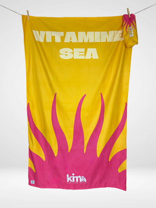 XXL Microfiber Beach Towel - DOLCE VITA Vitamin SEA