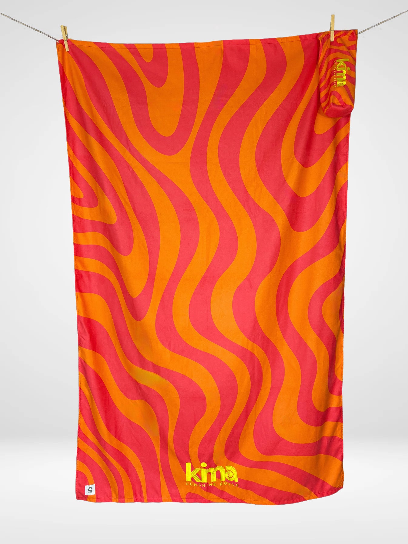 XXL Microfiber Beach Towel - WAVY Bonbon 