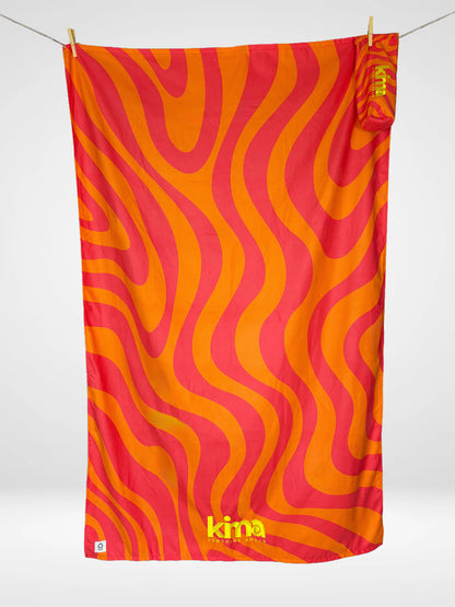 XXL Microfiber Beach Towel - WAVY Bonbon 